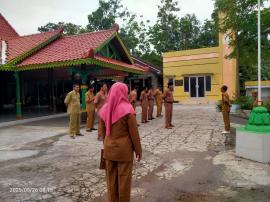 KOORDINASI RUTIN DAN APEL  PAGI HARI SENIN 26 MEI 2025 DI KALURAHAN KARANGMOJO
